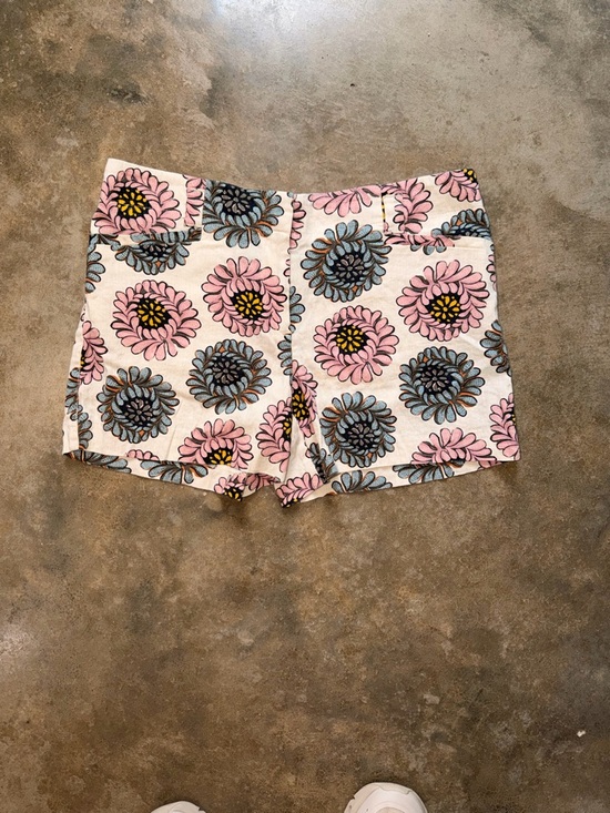LOFT Pants - LOFT Floral Chino Shorts Pink Blue Summer Preppy - Size 4